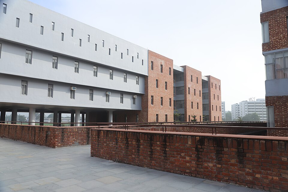 Academic blocks on Chandigarh University's south campus