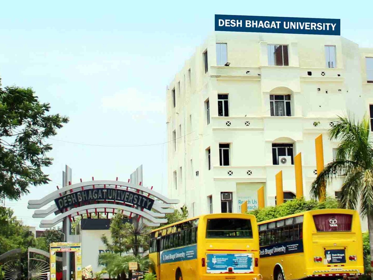 Desh Bhagat University campus entrance and main building