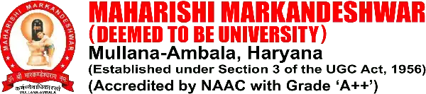 Maharishi Markandeshwar (MMU) University Online